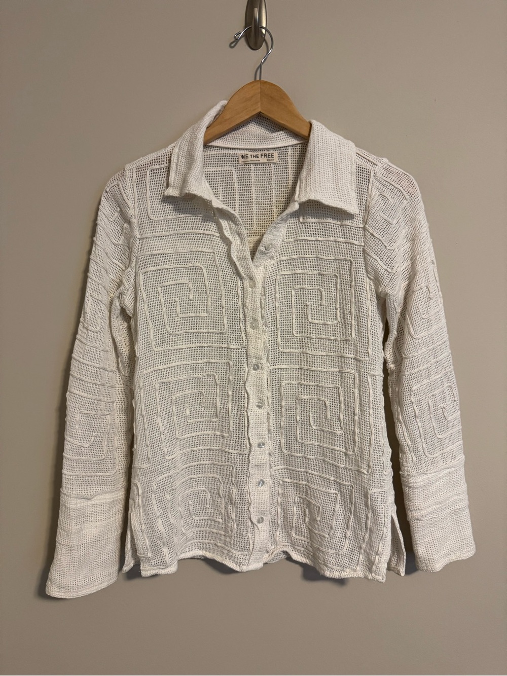 We The Free Geo Soutache Shirt
